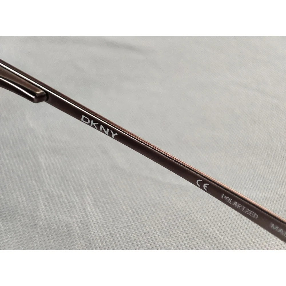 DKNY DY 5005‎ 1013/83 Bronze Brown Polarized Sunglasses 63-15 125 Semi-Rimless